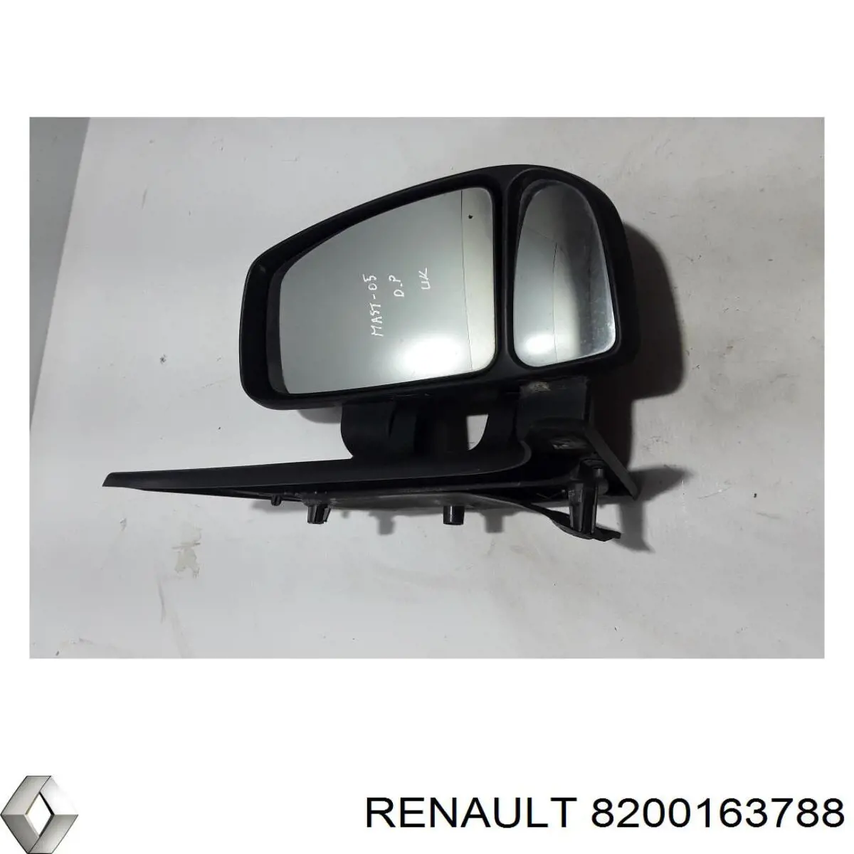 8200163788 Renault (RVI) espejo retrovisor derecho