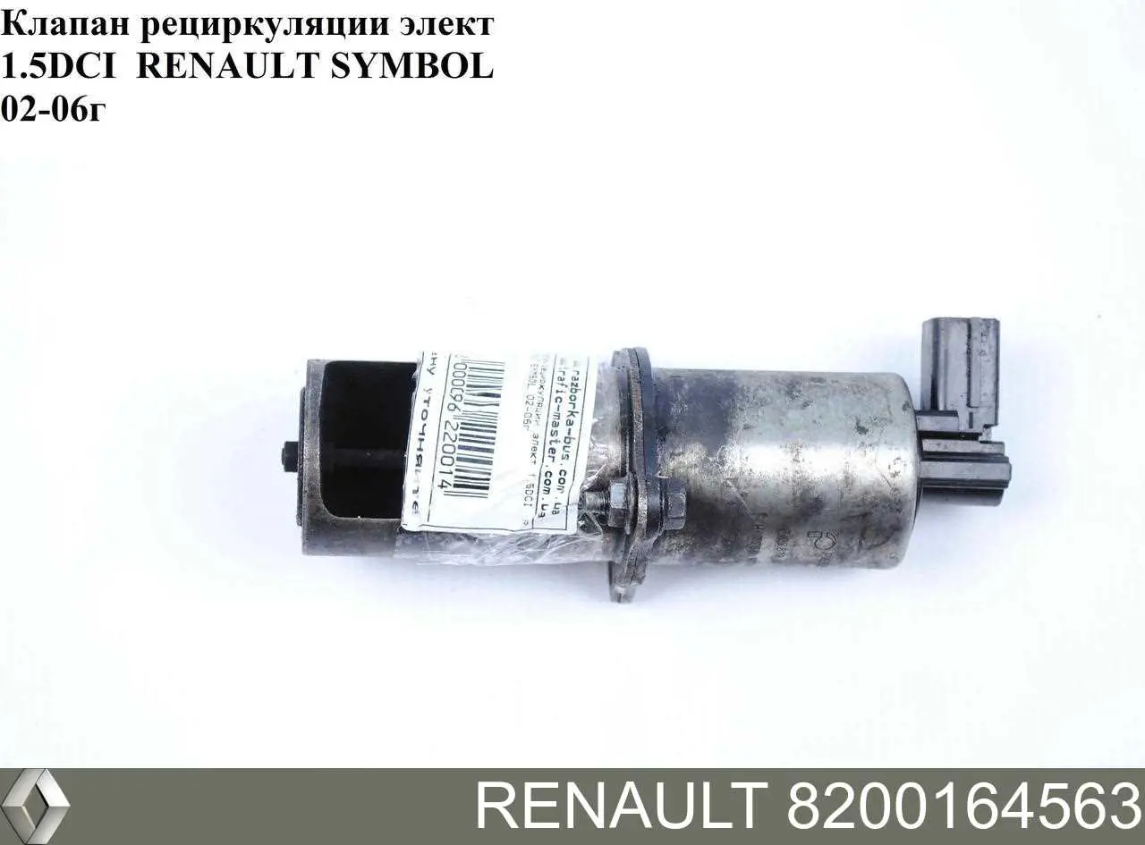 8200164563 Renault (RVI) válvula egr