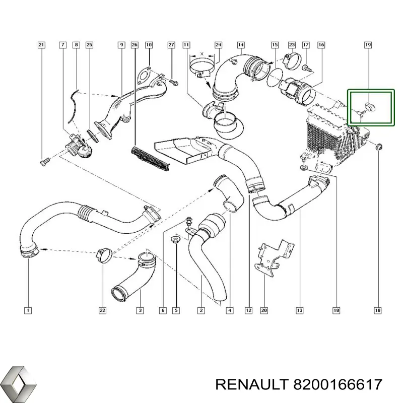  Renault (RVI) 8200166617 precio, desde  EUR