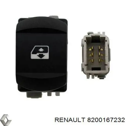 8200167232 Renault (RVI) Botón de bloqueo de puertas