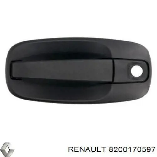 8200170597 Renault (RVI) tirador de puerta exterior delantero derecha