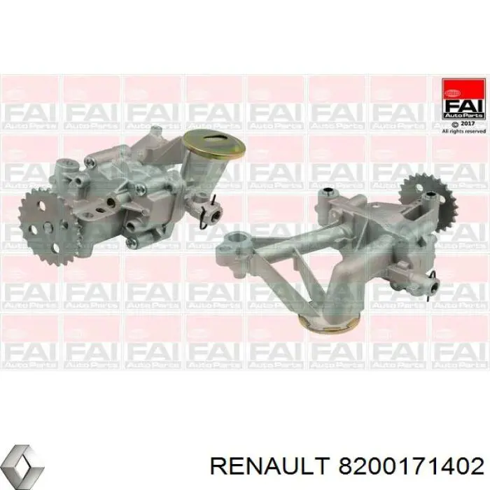 8200171402 Renault (RVI) bomba de aceite