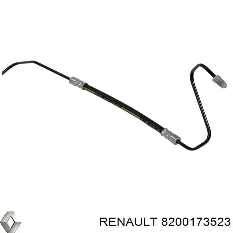 Tubo flexible de frenos trasero izquierdo para Renault Master (CD, HD, U0D)