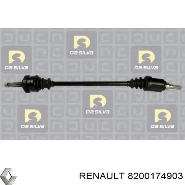 8200174903 Renault (RVI) árbol de transmisión trasero derecho