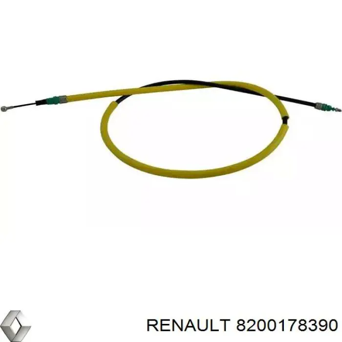 Cable de freno de mano trasero derecho Renault (RVI) 8200178390 precio, desde 12,33 EUR