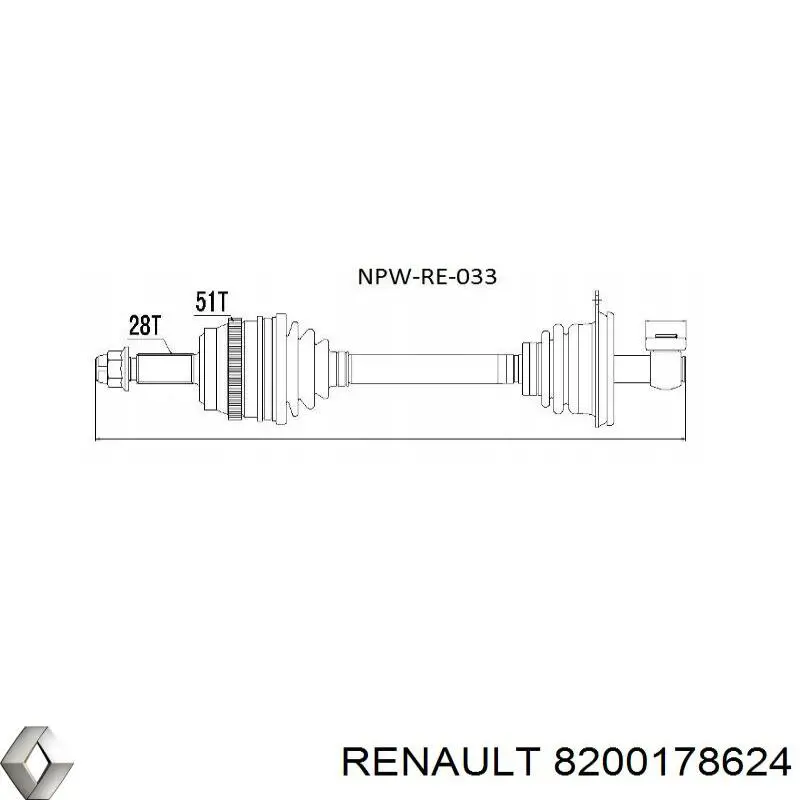 Junta homocinética exterior delantera Renault (RVI) 8200178624 precio, desde 36,58 EUR