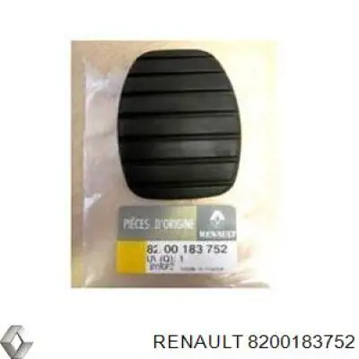 8200183752 Renault (RVI) revestimiento del pedal, pedal de embrague