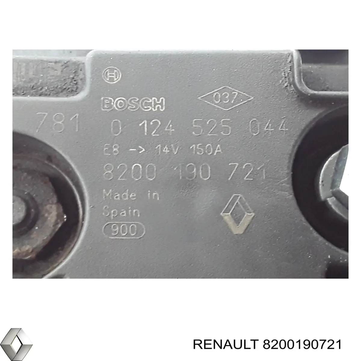 8200190721 Renault (RVI) alternador
