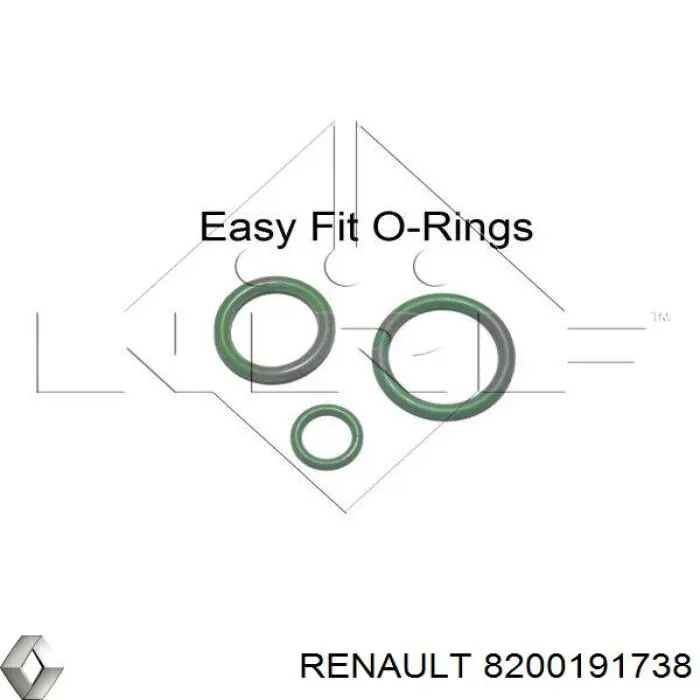 8200191738 Renault (RVI) condensador aire acondicionado