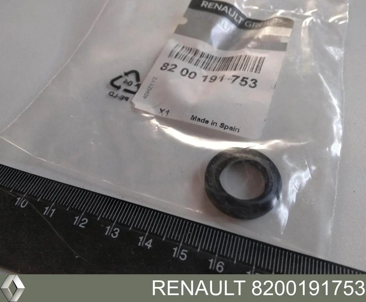 8200191753 Renault (RVI) sello de aceite del vastago de la caja de engranajes