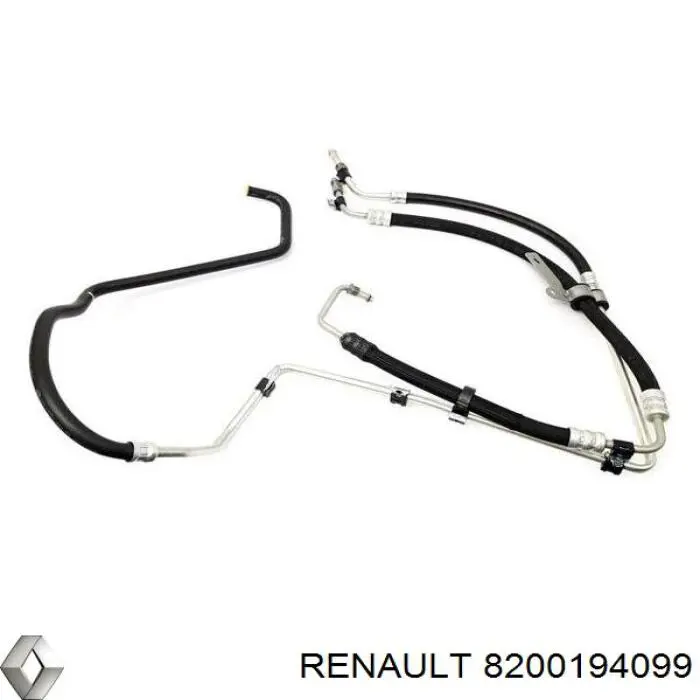 Manguera de alta presión de la dirección asistida desde la bomba hasta la cremallera Renault (RVI) 8200194099 precio, desde 286,12 EUR