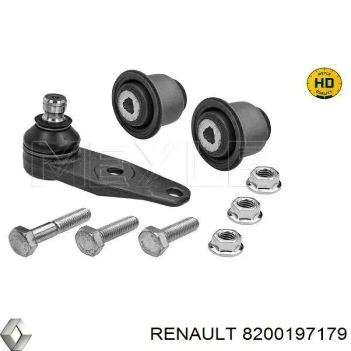 8200197179 Renault (RVI) barra oscilante, suspensión de ruedas delantera, inferior izquierda