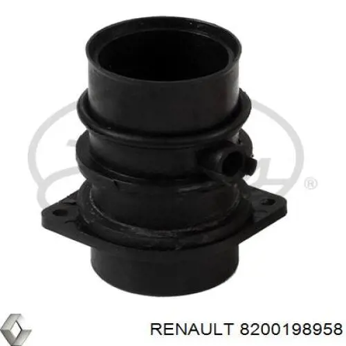 Tubo flexible de aspiración, salida del filtro de aire para Renault Clio (SB0)