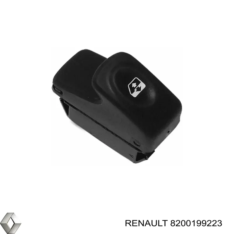 8200199223 Renault (RVI) botón de encendido, motor eléctrico, elevalunas, trasero