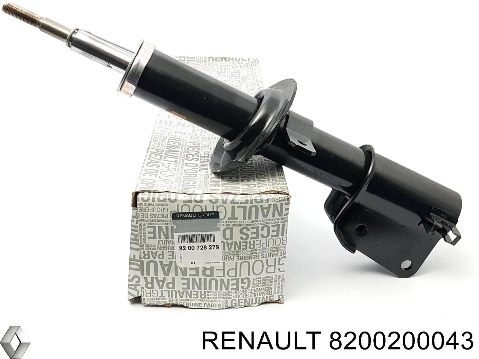 8200200043 Renault (RVI) amortiguador delantero