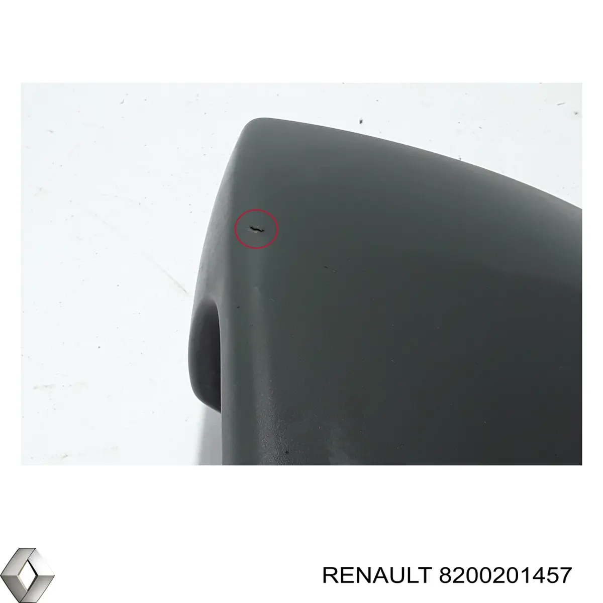 Parachoques trasero, parte derecha RENAULT 8200201457