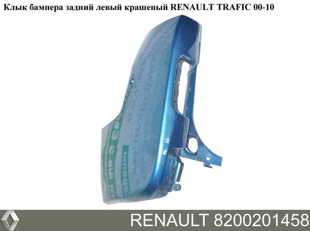 Comprar 8200201458 Renault (RVI) Parachoques trasero, parte izquierda