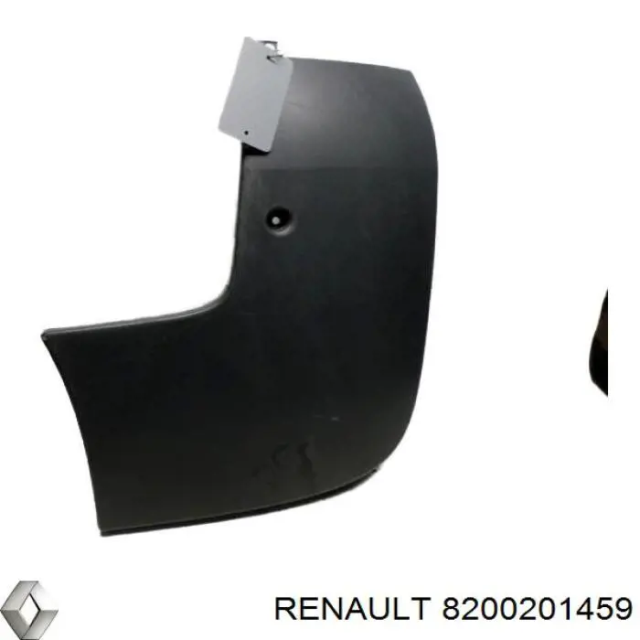 8200201459 Renault (RVI) parachoques trasero, parte izquierda