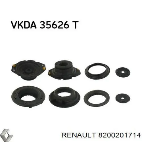 8200201714 Renault (RVI) soporte amortiguador delantero
