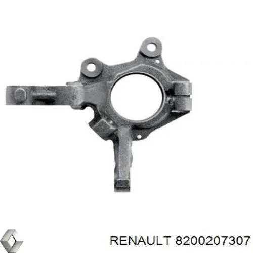 Muñón del eje, suspensión de rueda, delantero izquierdo para Renault Clio (SB0)