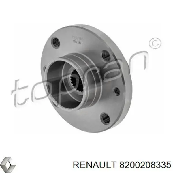8200208335 Renault (RVI) cubo de rueda delantero