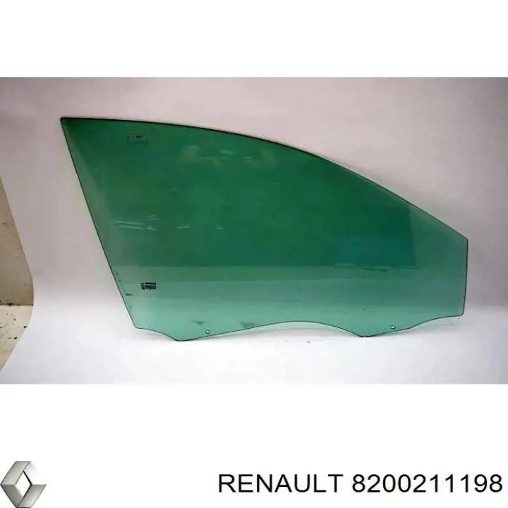 8200211198 Renault (RVI) luna de puerta delantera derecha