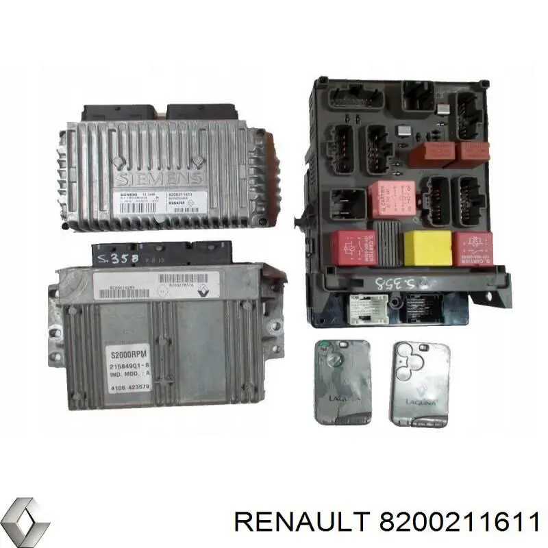 Módulo de control electrónico de la transmisión automática 8200211611 Renault (RVI)