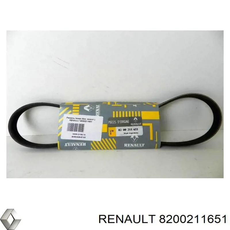 Correa de transmisión trapezoidal Renault (RVI) 8200211651 precio, desde 6,69 EUR