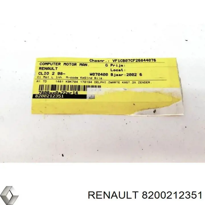 ECU R0410C034A Renault (RVI)