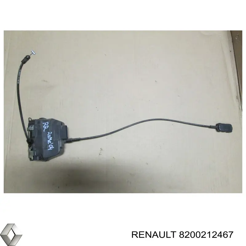 Cerradura de la puerta trasera derecha Renault (RVI) 8200212467 precio, desde 39,20 EUR
