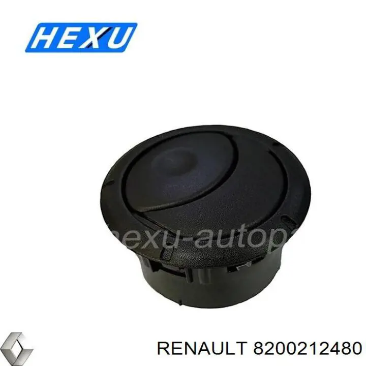 Rejilla de ventilación de salpicadero 8200212480 Renault (RVI)