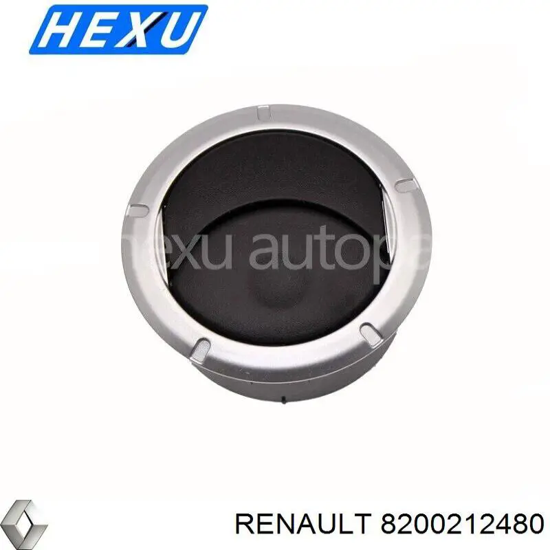 Rejilla de ventilación de salpicadero Renault (RVI) 8200212480
