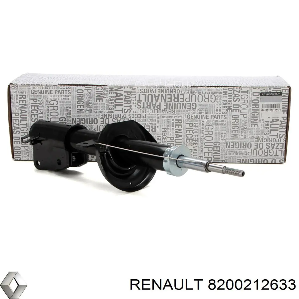 8200212633 Renault (RVI) amortiguador delantero
