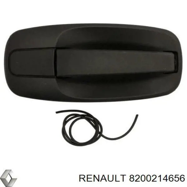 8200214656 Renault (RVI) manecilla de puerta corrediza exterior