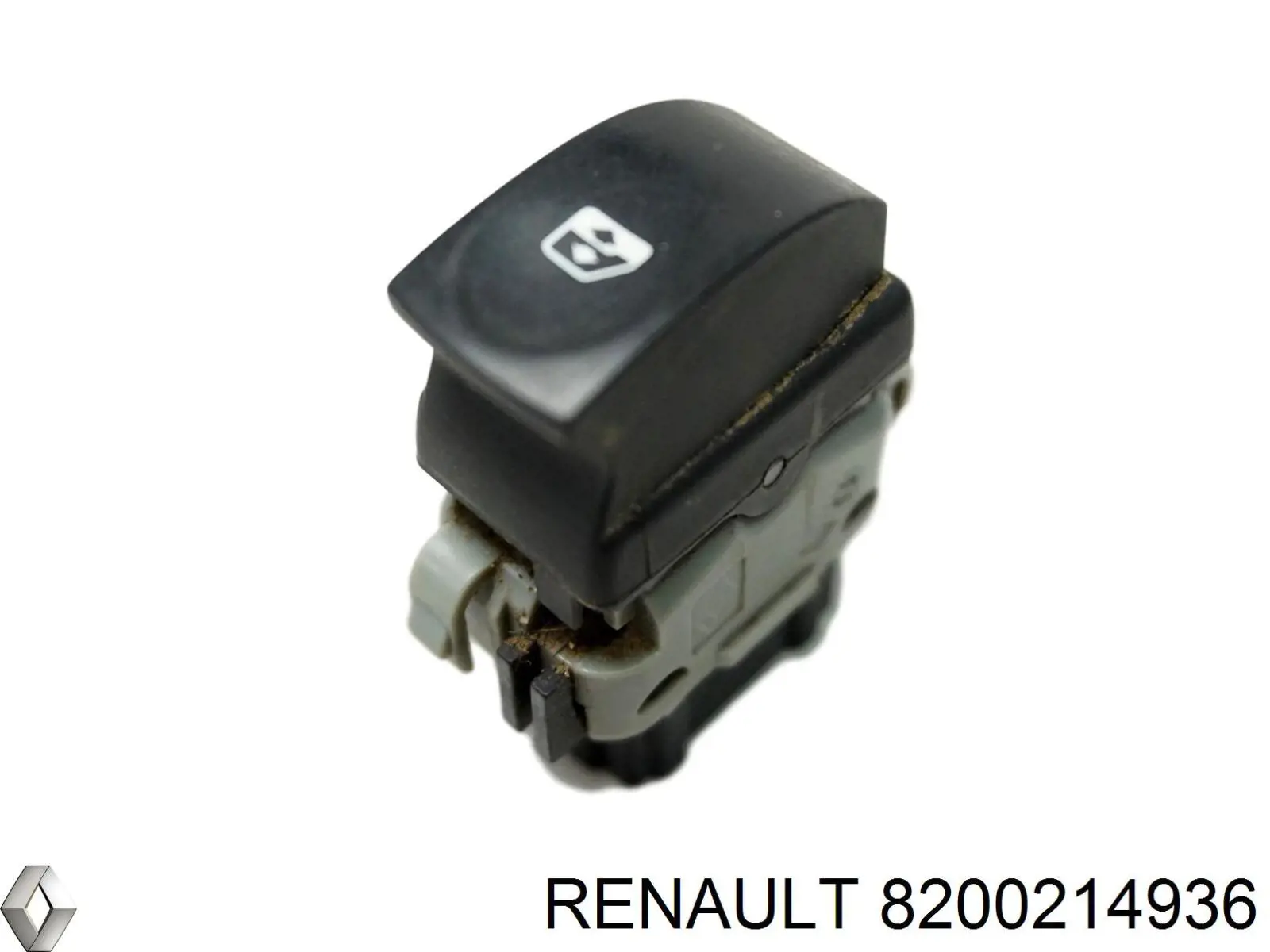 Botón de encendido del motor del elevalunas trasero 8200214936 Renault (RVI)