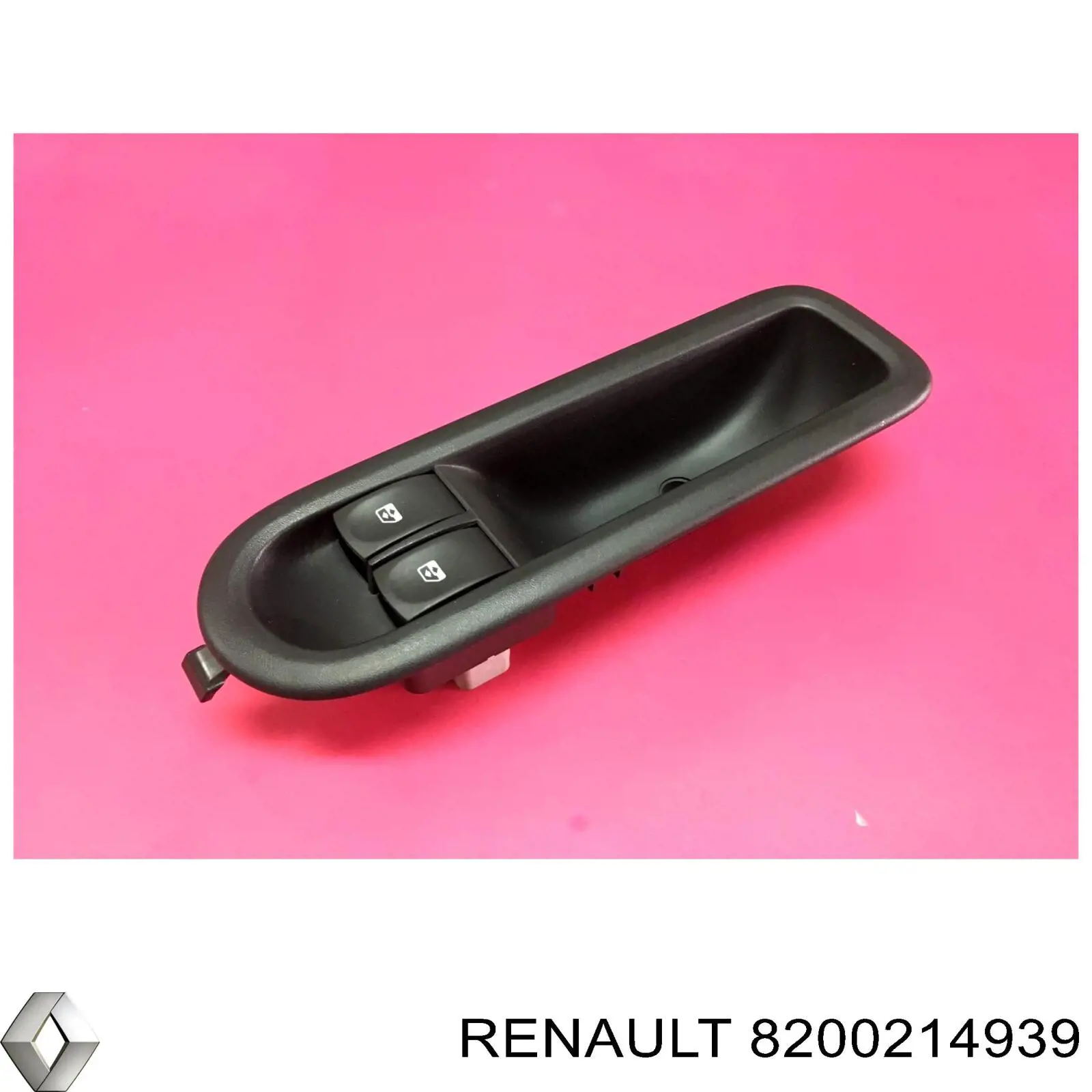 Botón de encendido del motor del elevalunas delantero izquierdo 8200214939 Renault (RVI)