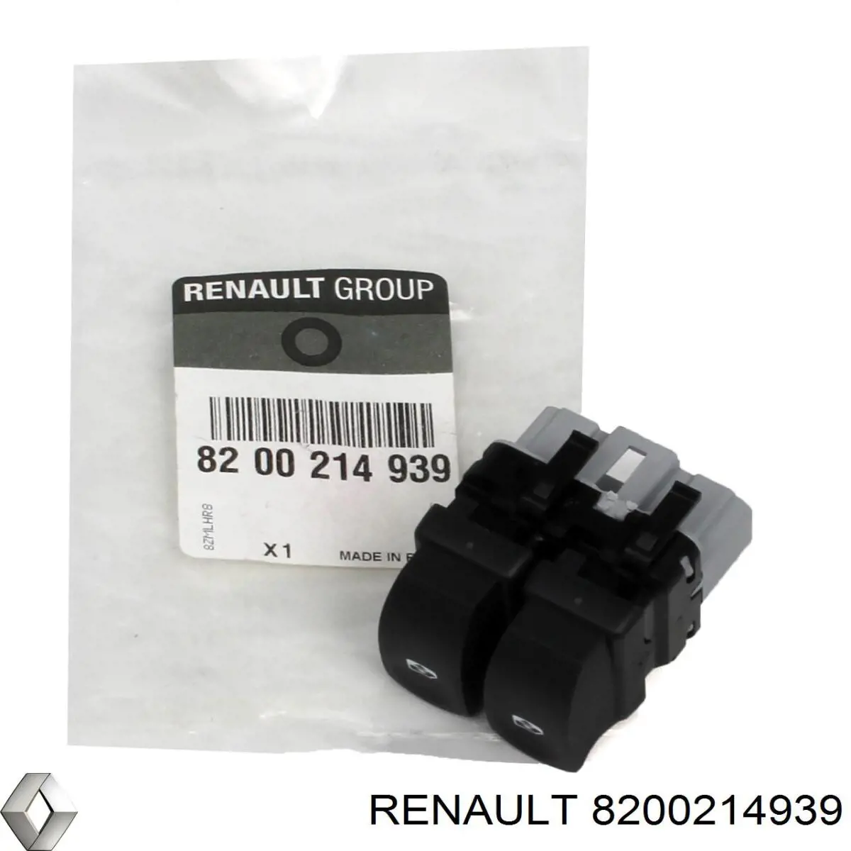 Comprar 8200214939 Renault (RVI) Botón de encendido del motor del elevalunas delantero izquierdo