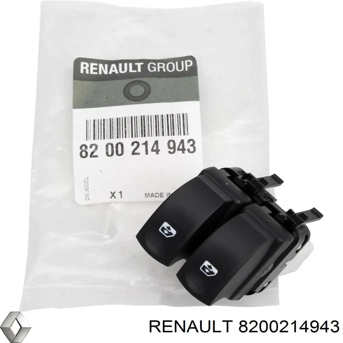 Comprar 8200214943 Renault (RVI) Interruptor de elevalunas delantera izquierda