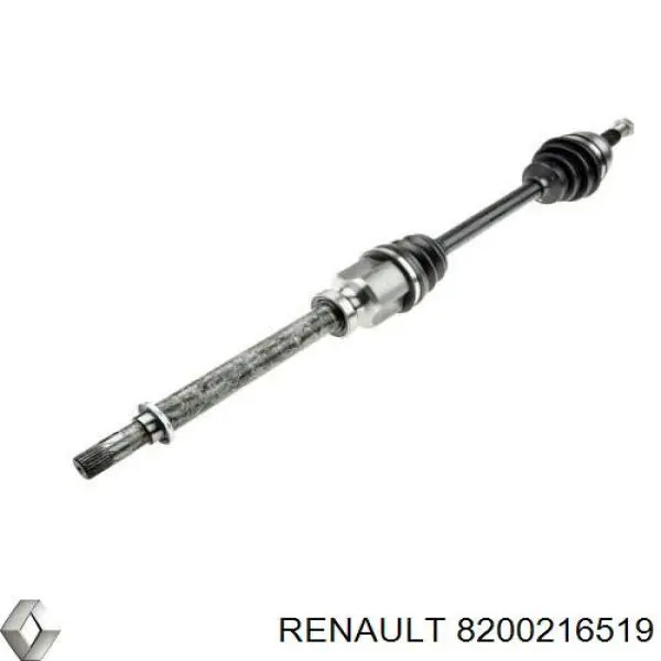 8200216519 Renault (RVI) árbol de transmisión delantero derecho