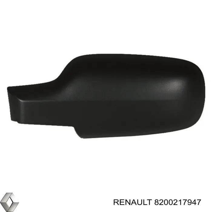 8200217947 Renault (RVI) cubierta de espejo retrovisor izquierdo