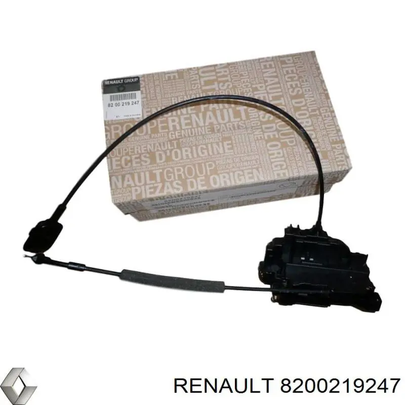 8200219247 Renault (RVI) cerradura de puerta delantera derecha