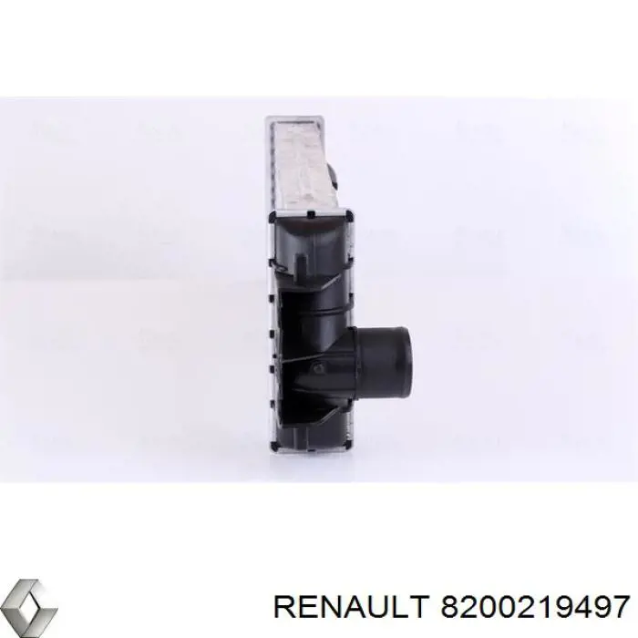 8200219497 Renault (RVI) radiador de aire de admisión