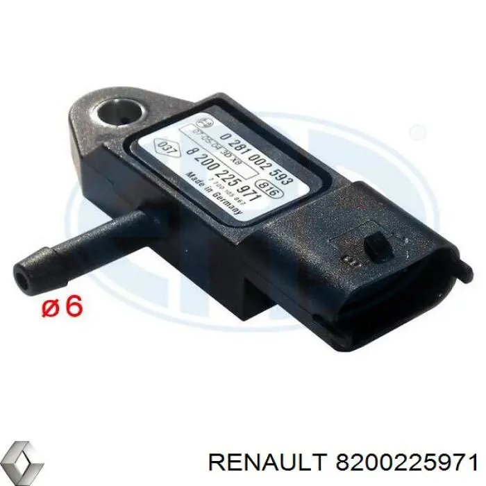 Comprar 8200225971 Renault (RVI) Sensor de presión de sobrealimentación