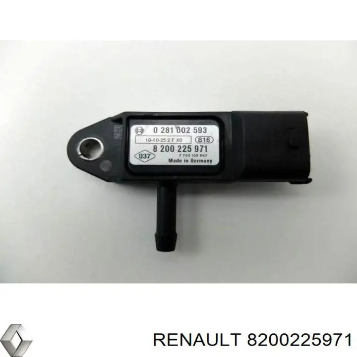 Sensor de presión de sobrealimentación Renault (RVI) 8200225971