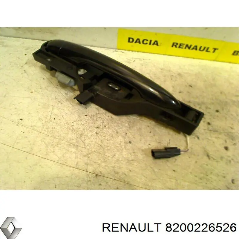 Manija interior derecha de puerta corrediza 8200226526 Renault (RVI)