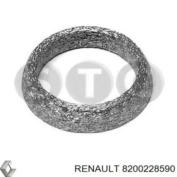 8200228590 Renault (RVI) junta, tubo de escape