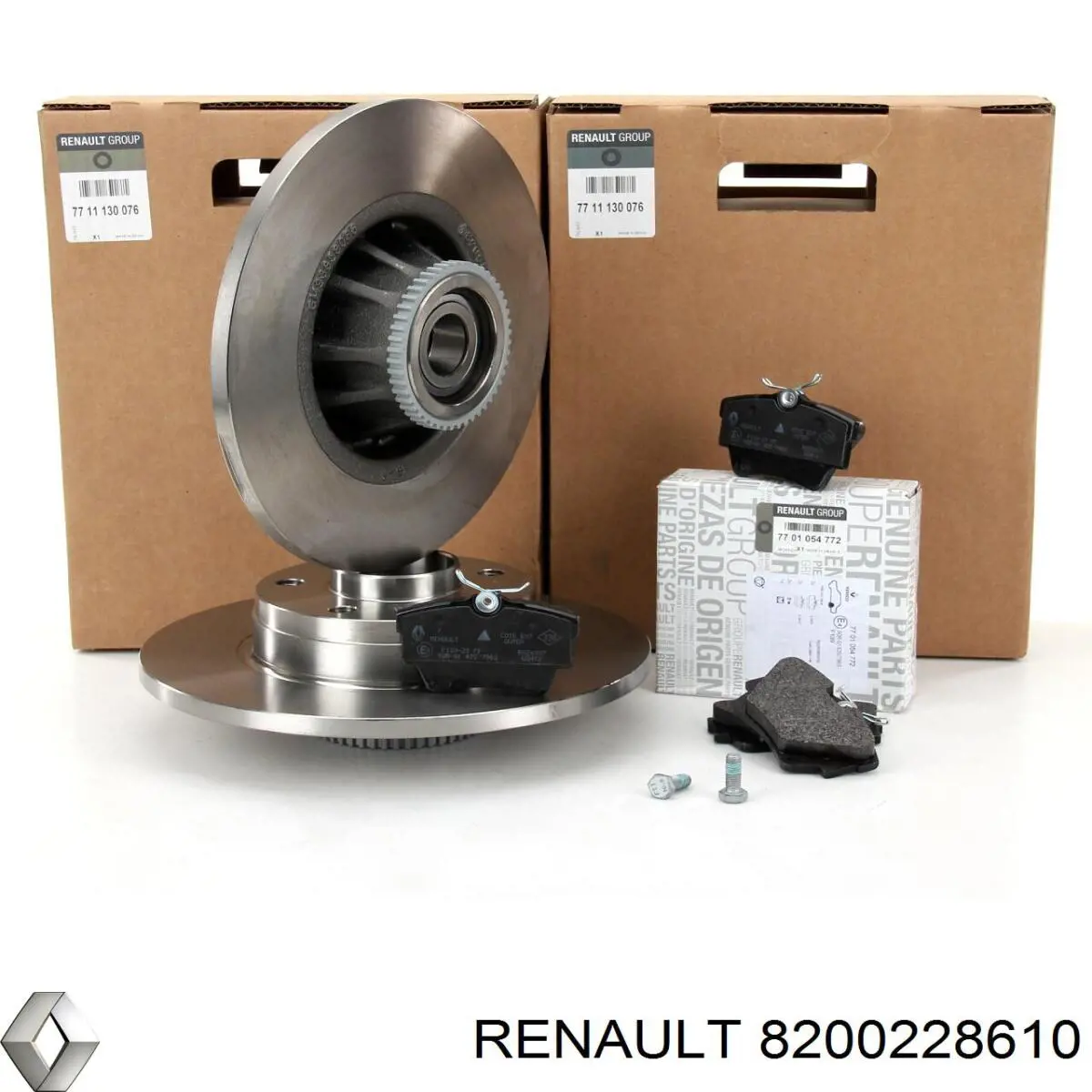 8200228610 Renault (RVI) disco de freno trasero