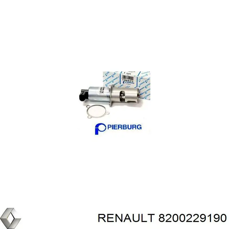 Comprar 8200229190 Renault (RVI) Válvula EGR