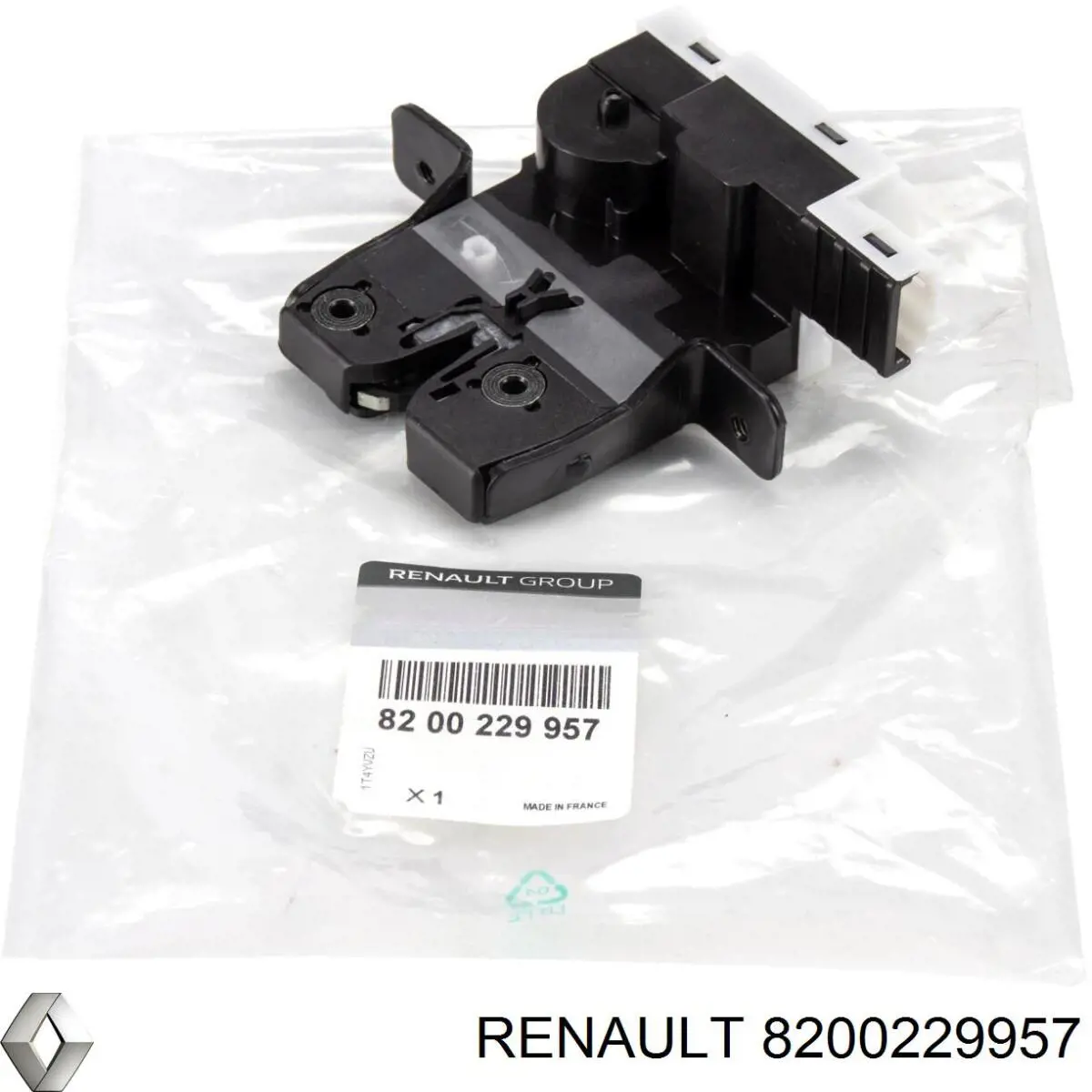 8200229957 Renault (RVI) cerradura de maletero