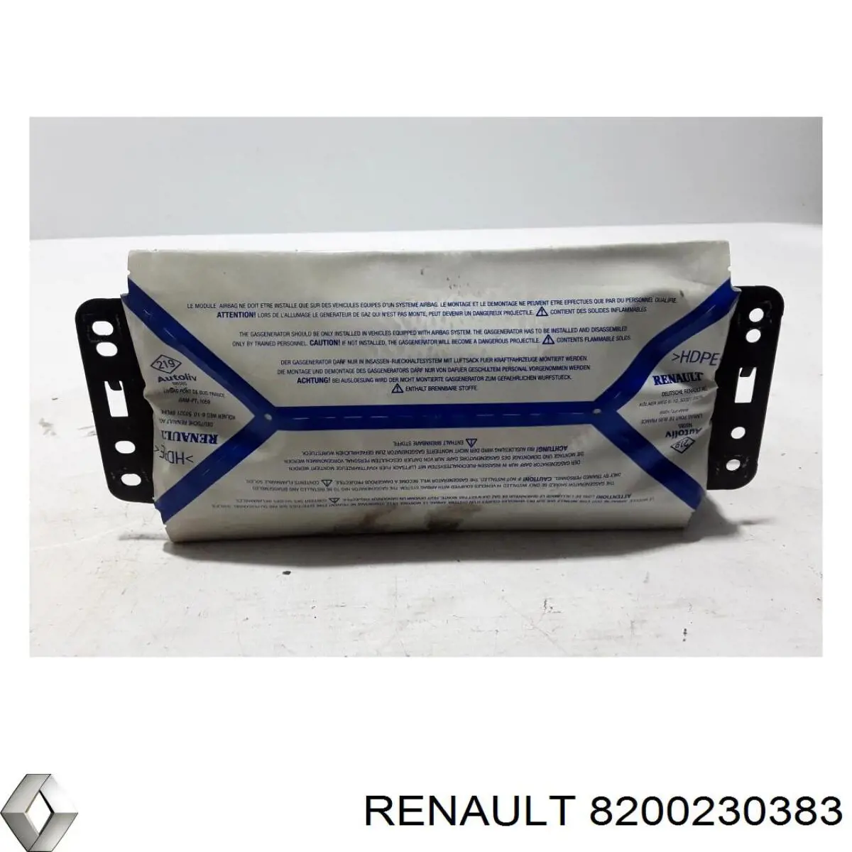 Airbag en el lado del acompañante RENAULT 8200230383